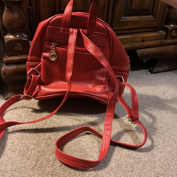 Red mini backpack - Picture 2 of 4